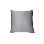 Light Grey Vintage Jacquard Cut Velvet Cushion Feather Insert