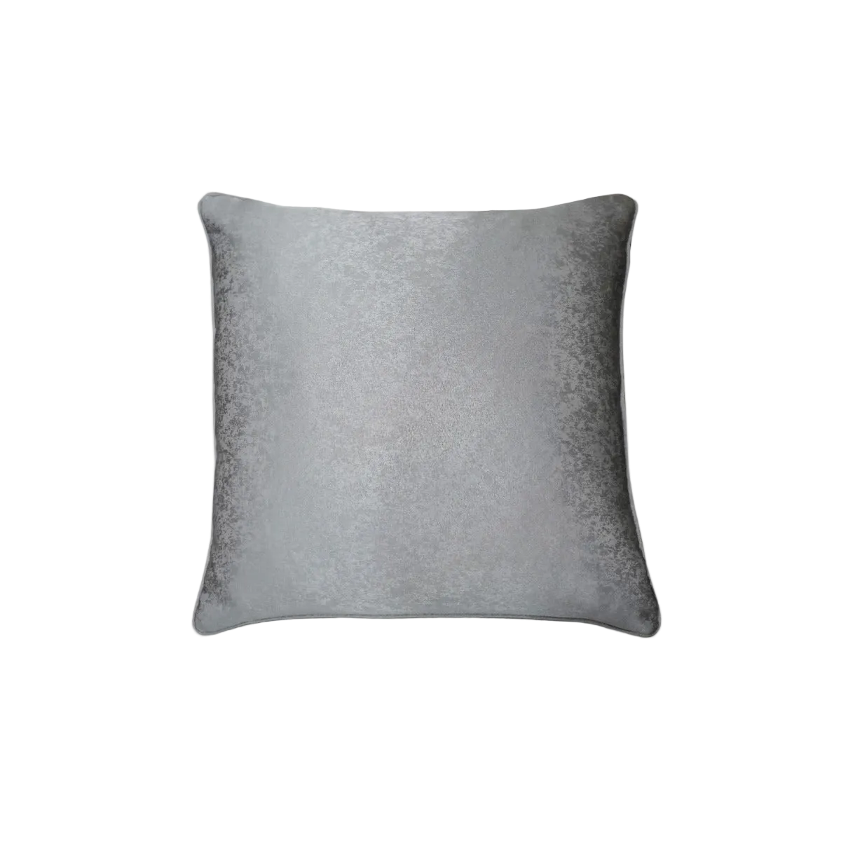 Light Grey Vintage Jacquard Cut Velvet Cushion Feather Insert