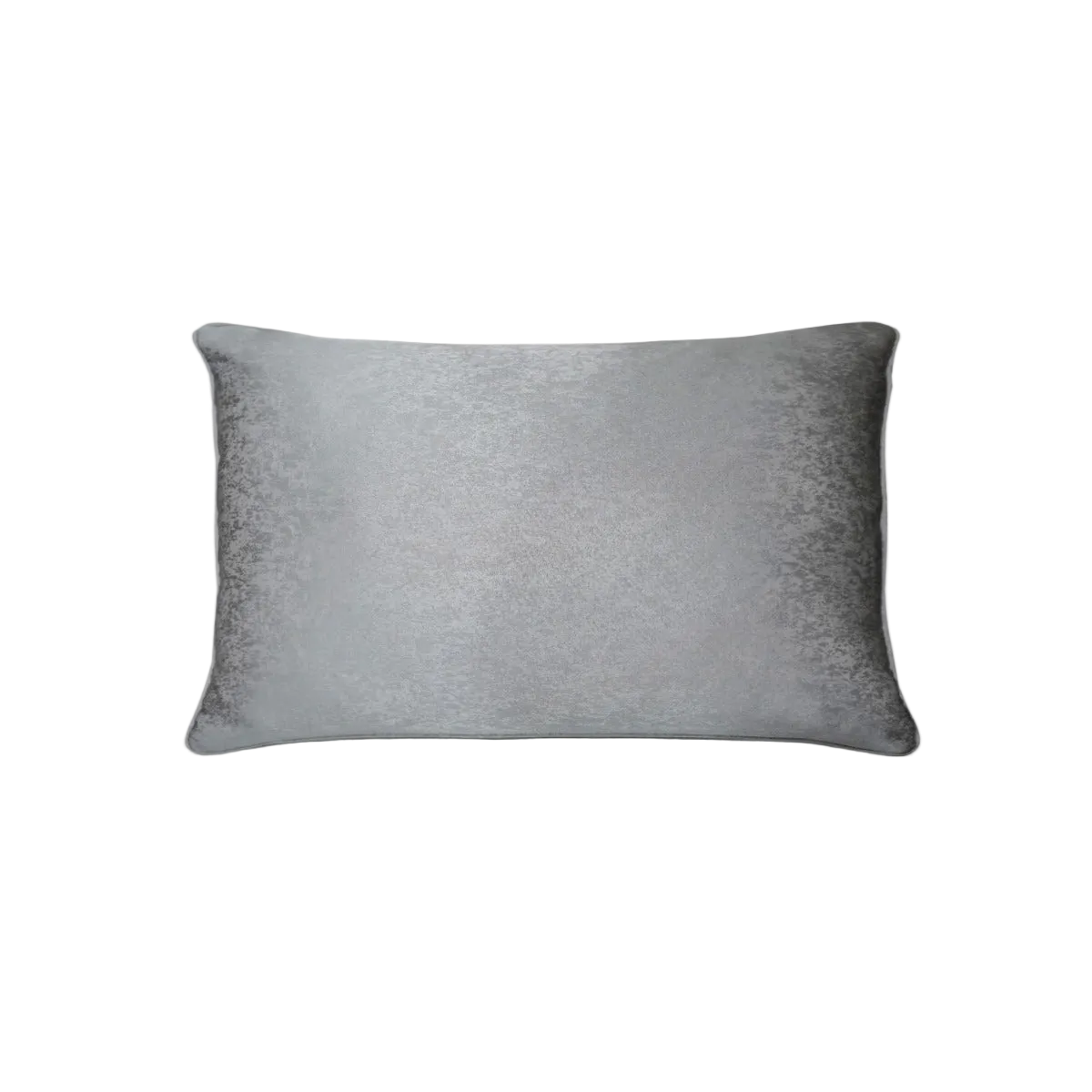 Light Grey Vintage Jacquard Cut Velvet Cushion Feather Insert