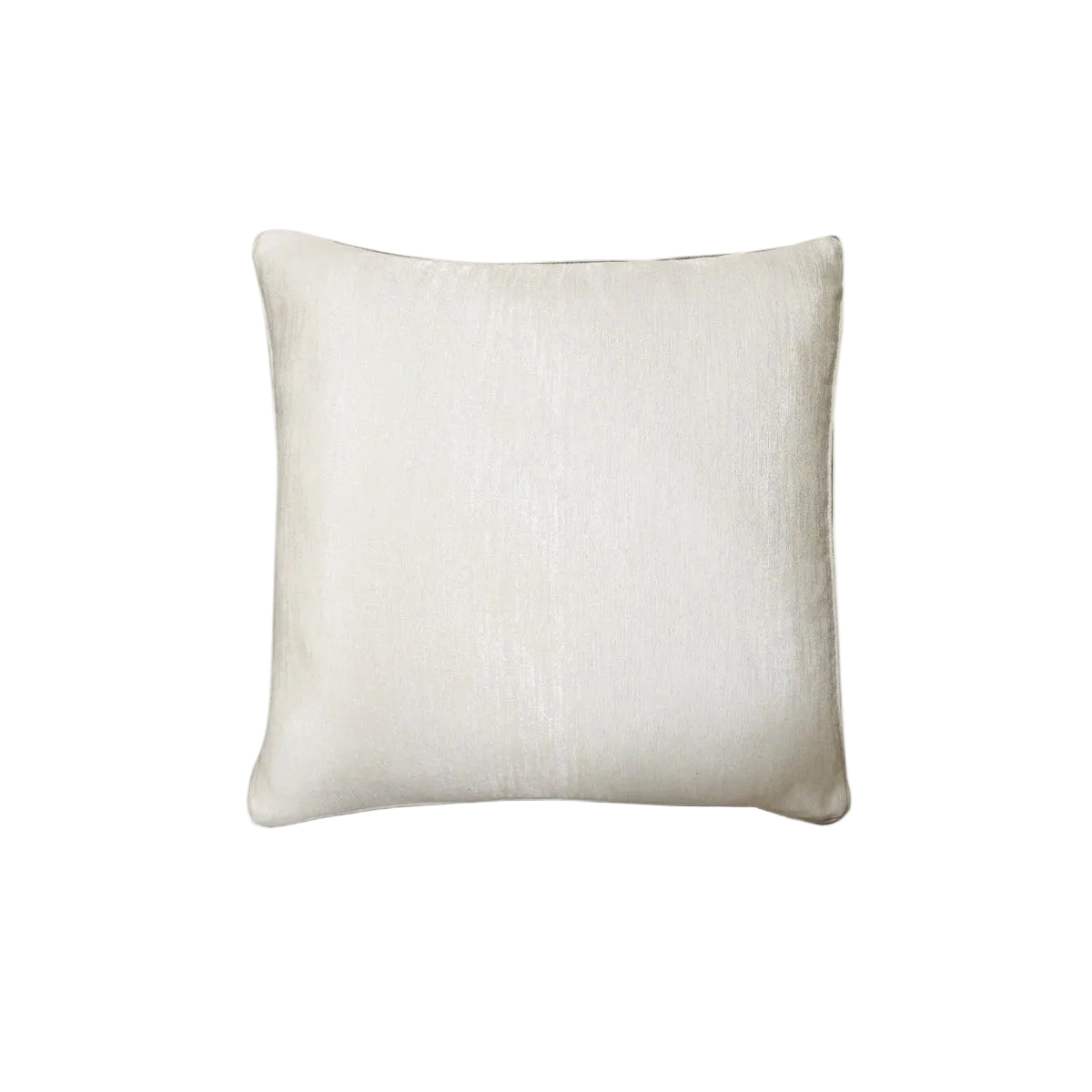 Ivory Tonal Jacquard Satin Cushion Feather Insert