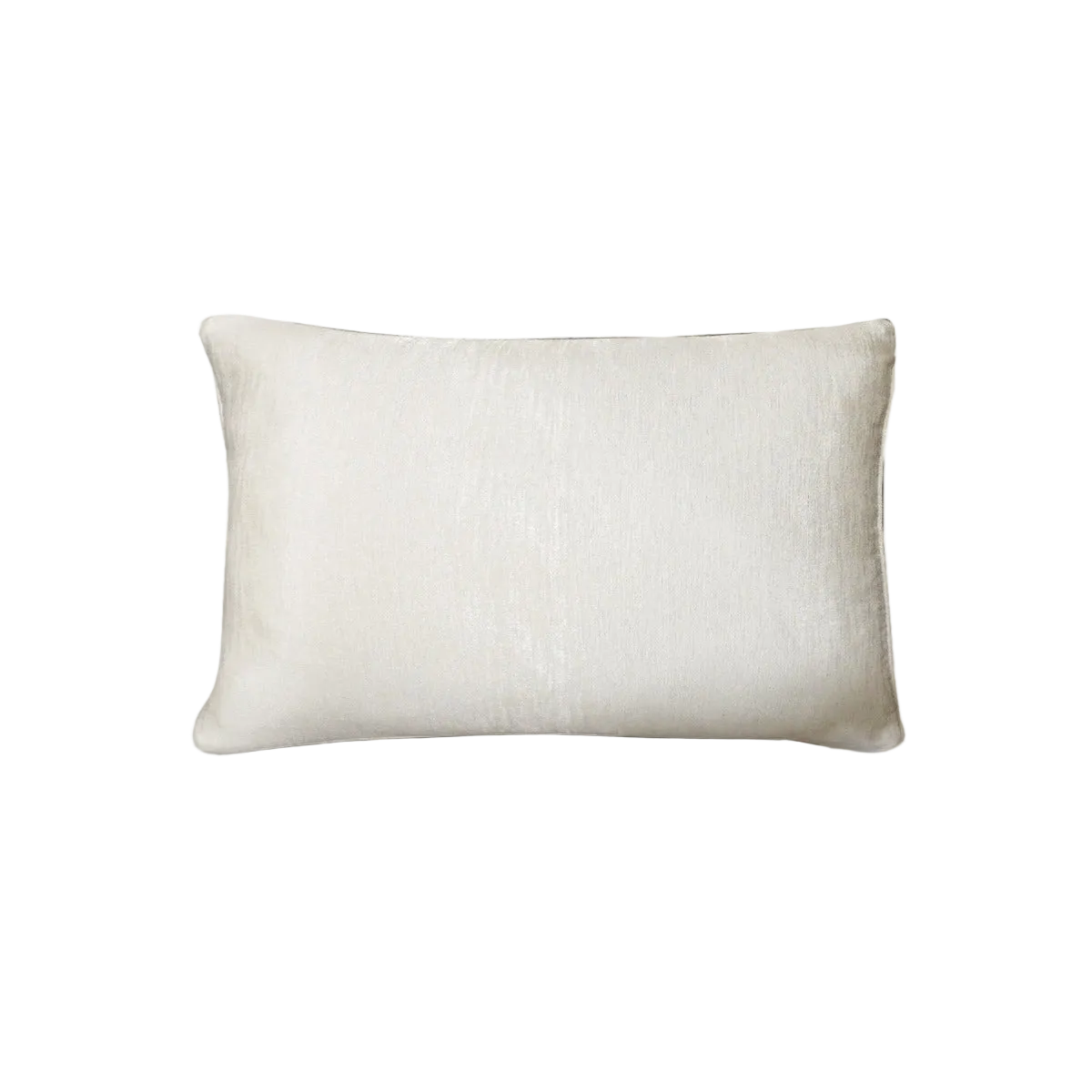 Ivory Tonal Jacquard Satin Cushion Feather Insert