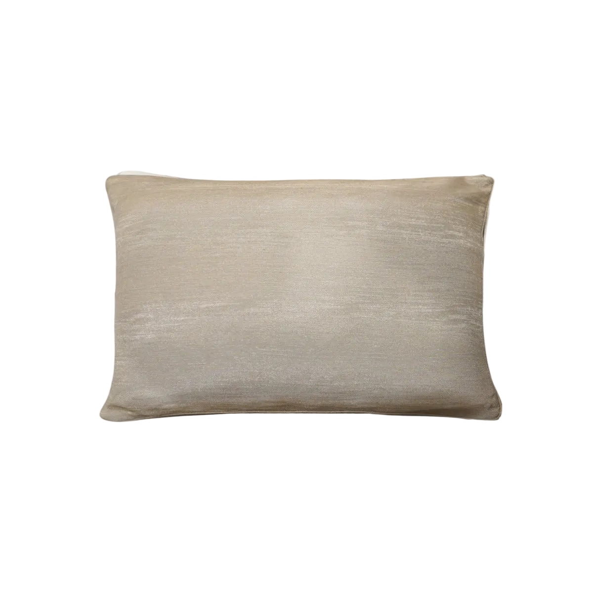 Light Khaki Tonal Jacquard Satin Cushion Feather Insert
