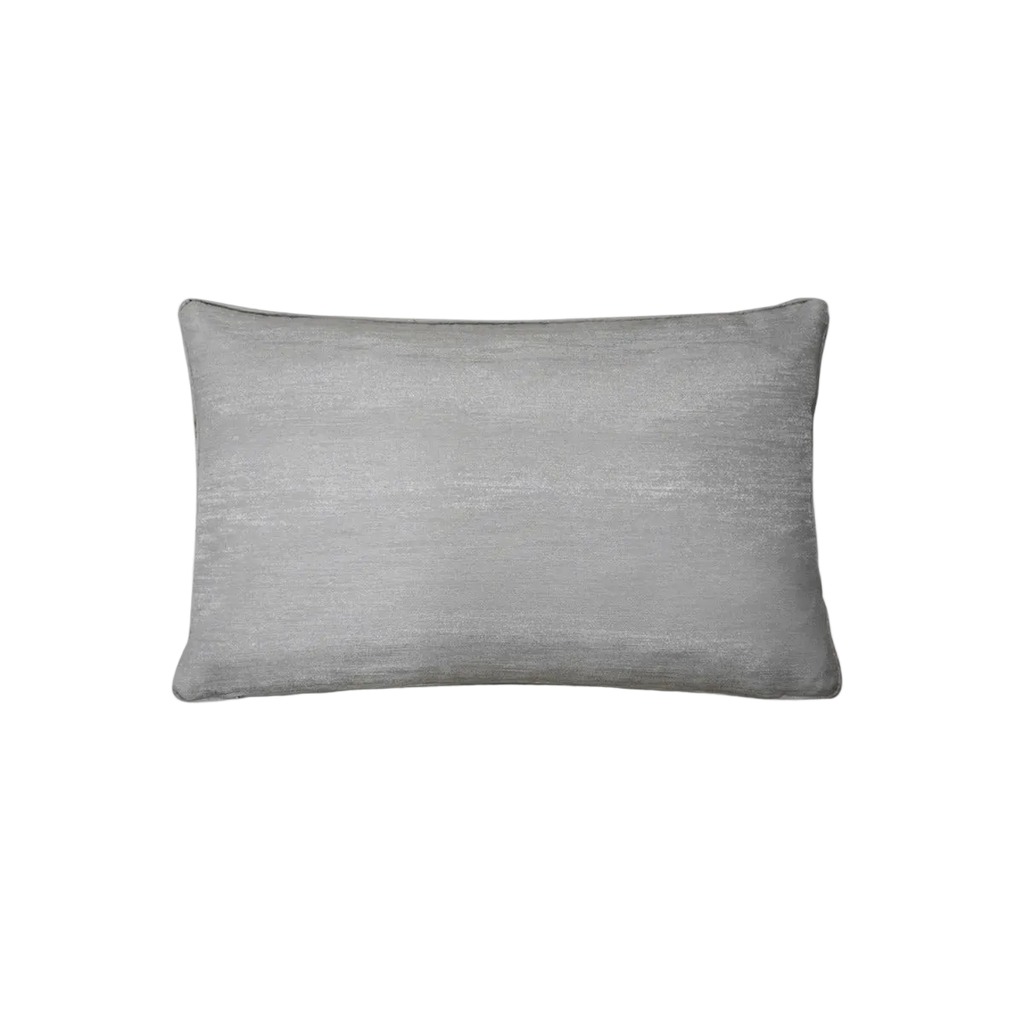 Light Grey Tonal Jacquard Satin Cushion Feather Insert