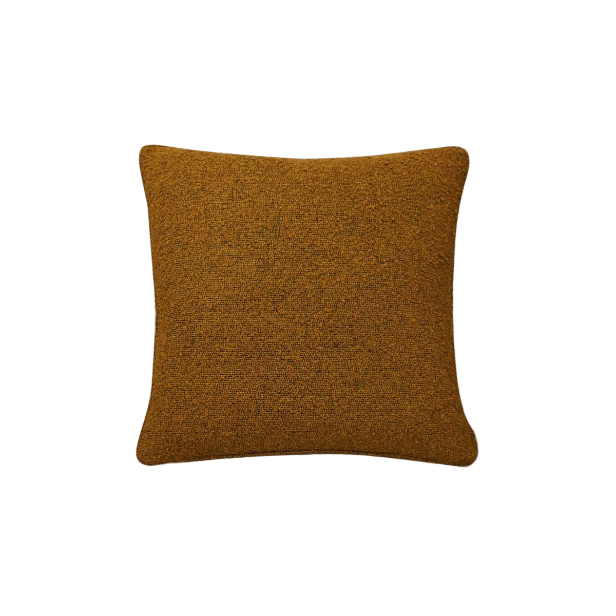 Caramel Boucle Chenille Cushion Feather Insert