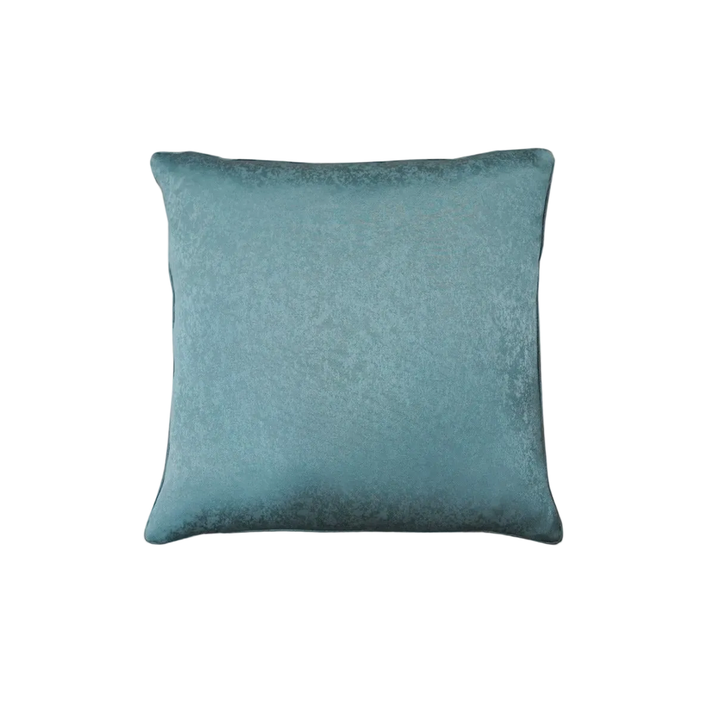 Slate Blue Tonal Jacquard Satin Cushion Feather Insert