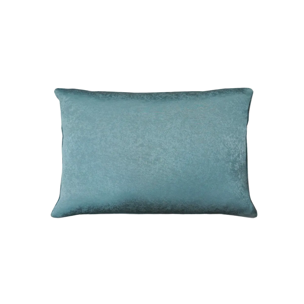 Slate Blue Tonal Jacquard Satin Cushion Feather Insert