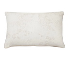 Ivory Vintage Jacquard Cut Velvet Cushion Feather Insert