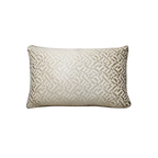 Blush Geometric Jacquard Satin Cushion Feather Insert