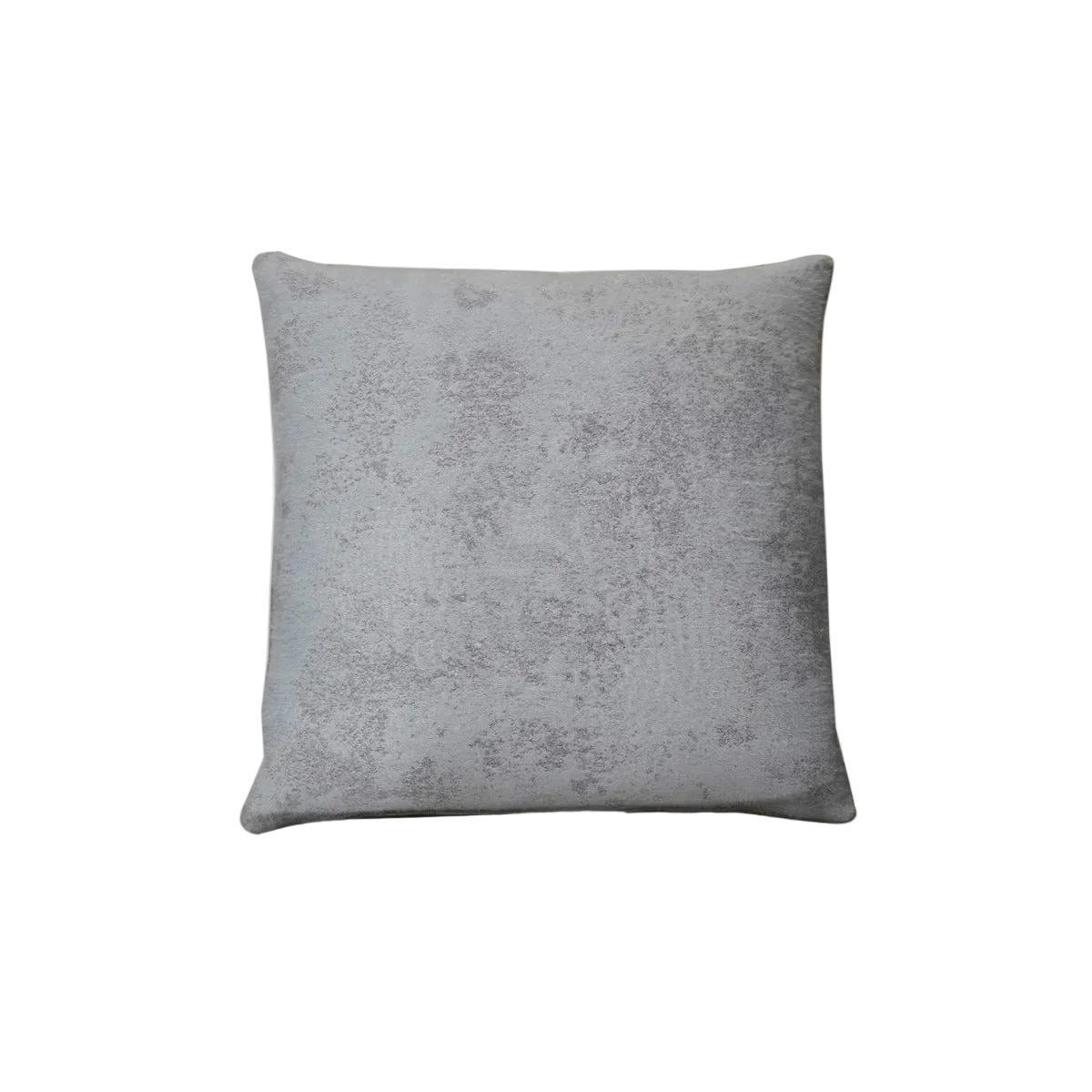 Light Slate Blue Weathered Textured Jacquard Cut Velvet Cushion Feather Insert