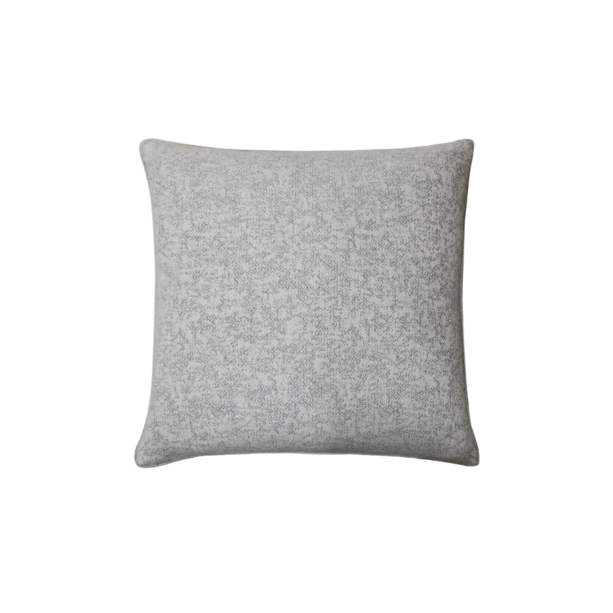 Light Beige Subtle Geometric Chenille Jacquard Cushion Feather Insert