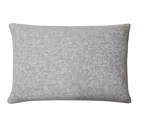 Light Beige Subtle Geometric Chenille Jacquard Cushion Feather Insert