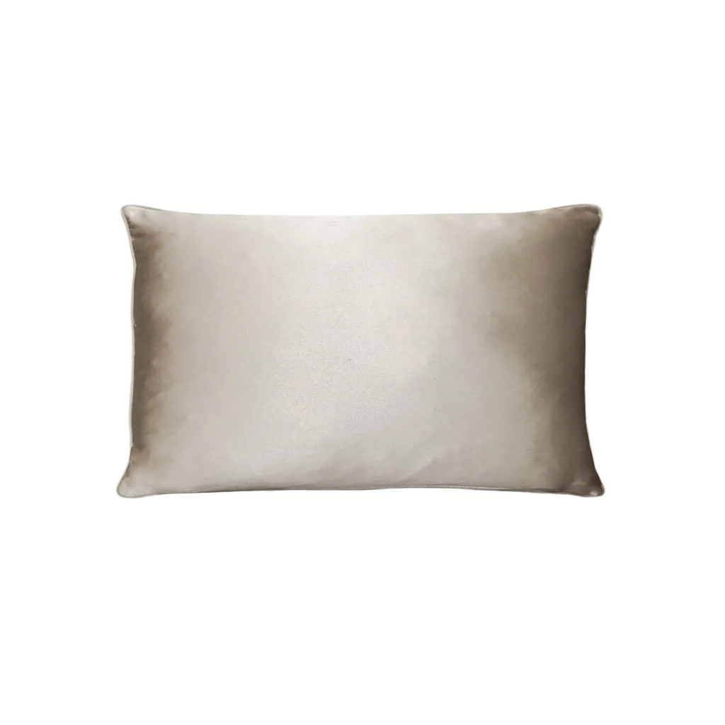Ivory Silver Grey Chinese Diamond Geometric Jacquard Satin Cushion Feather Insert