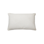 Ivory Diagonal Textured Chenille Jacquard Cushion Feather Insert