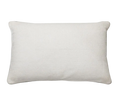 Ivory Diagonal Textured Chenille Jacquard Cushion Feather Insert