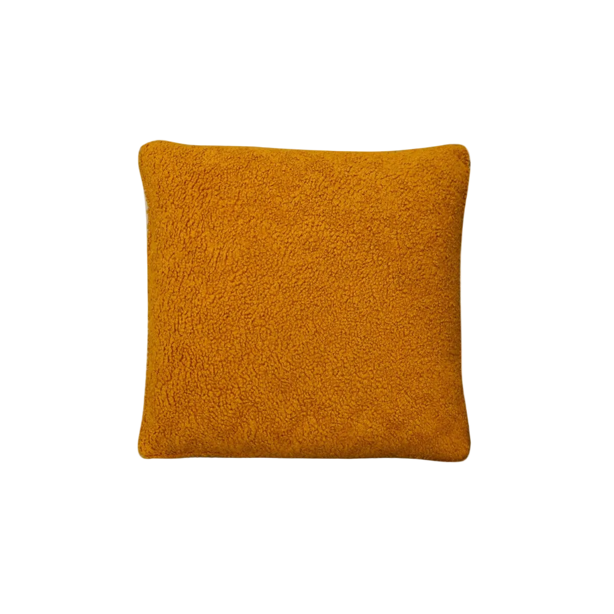 Ginger Teddy Fleece Cushion Feather Insert