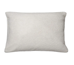 Cream Teddy Fleece Cushion Feather Insert
