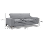 Plarex Fabric Sofa, 3 Seater