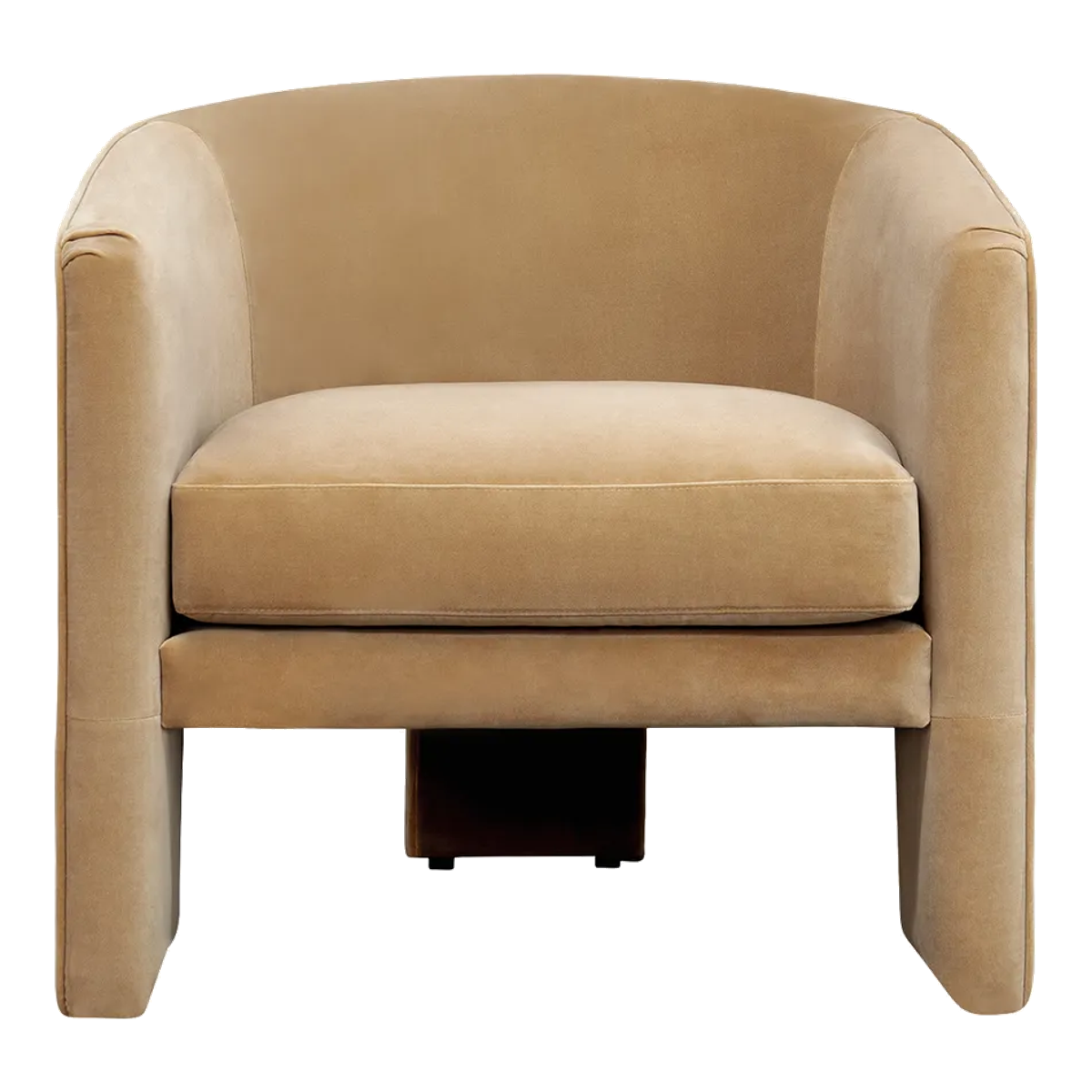 Kylie Arm Chair - Ochre Velvet