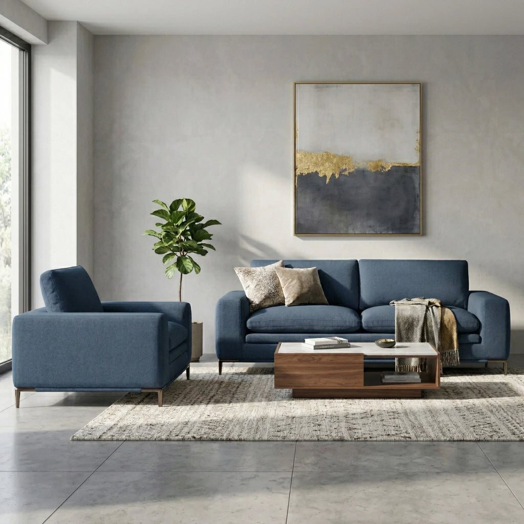 Plarex Fabric Sofa, 3 Seater