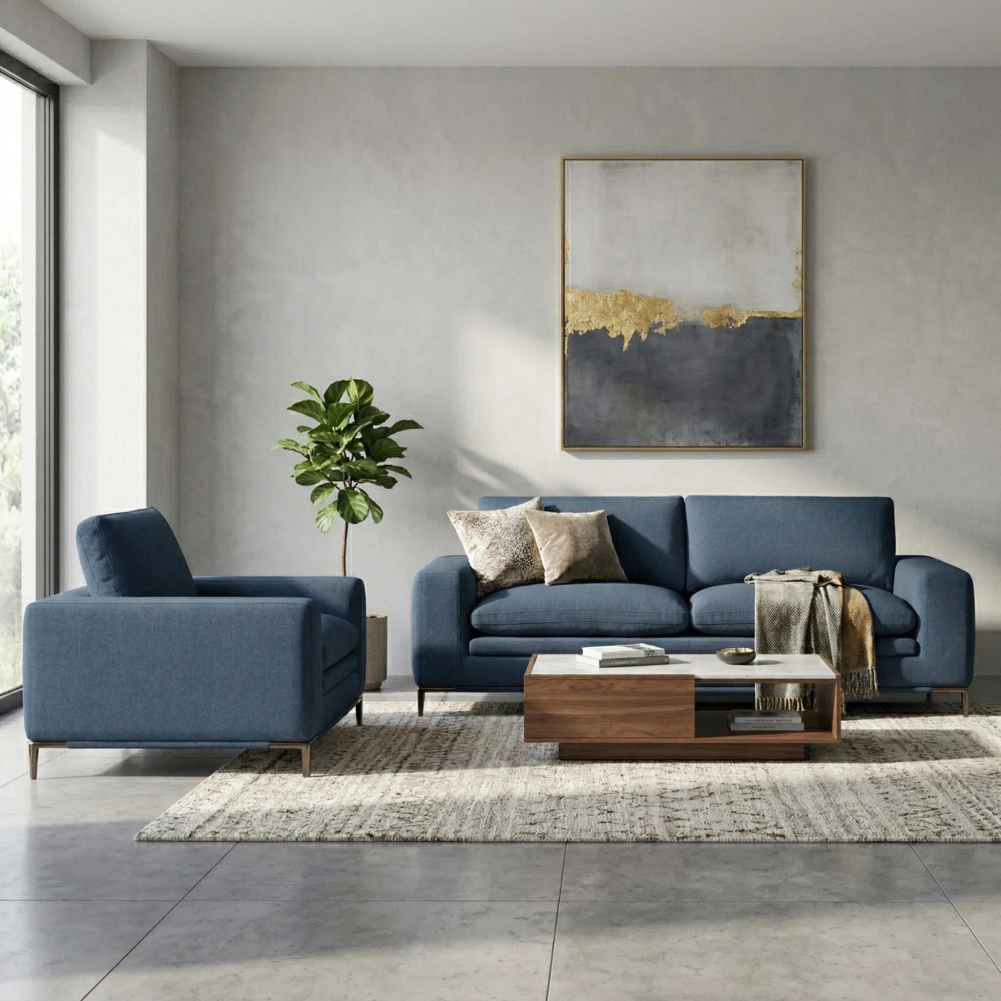 Plarex Fabric Sofa, 3 Seater