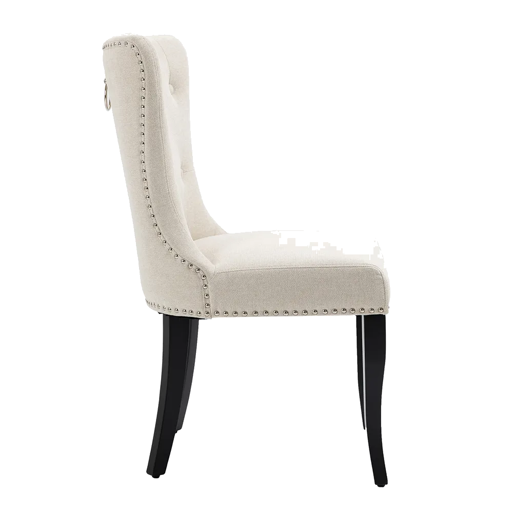 Lugano Dining Chair Set of 2 - Natural
