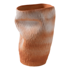 Maeve Porcelain Vase - Large Terracotta