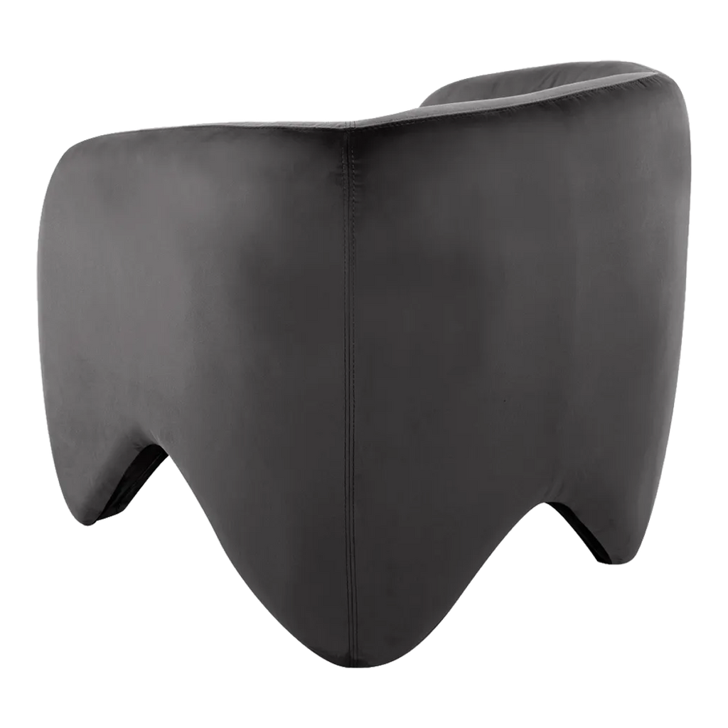 Maine Arm Chair - Charcoal Velvet