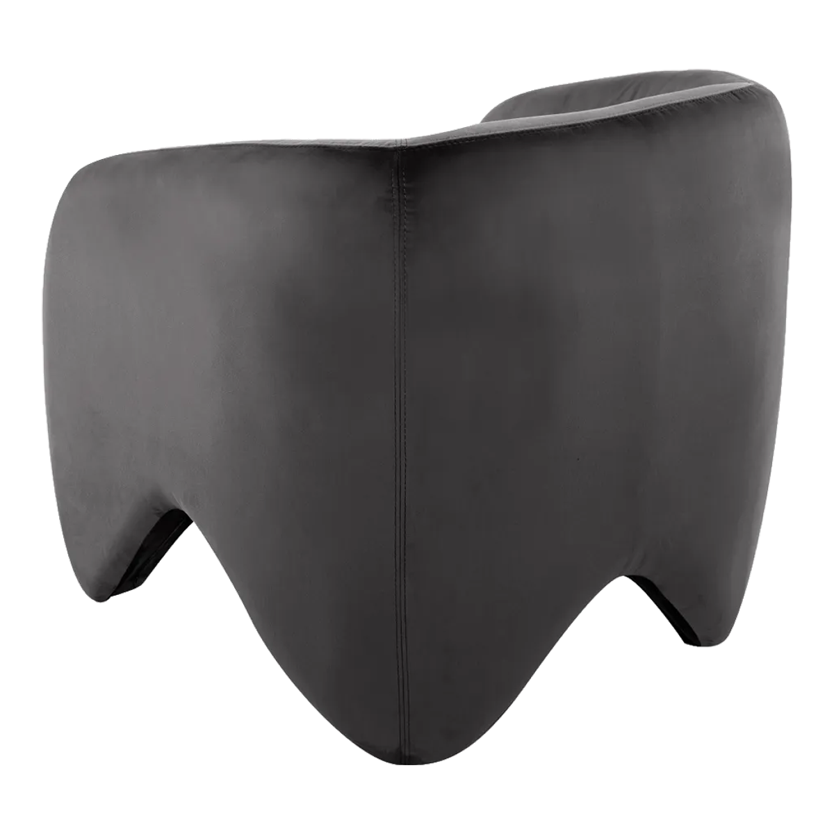 Maine Arm Chair - Charcoal Velvet
