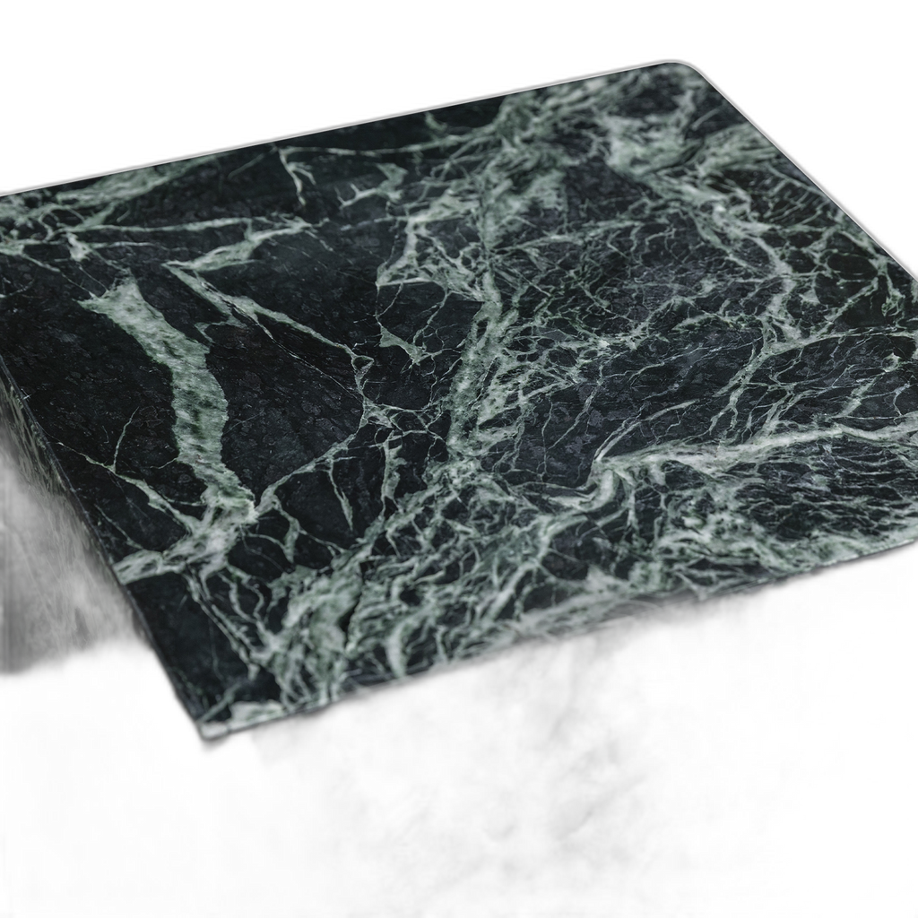 Marble Pedestal Sculpture Set - Nero Marquina