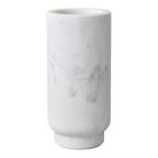 Aries Marble Vase - Large White