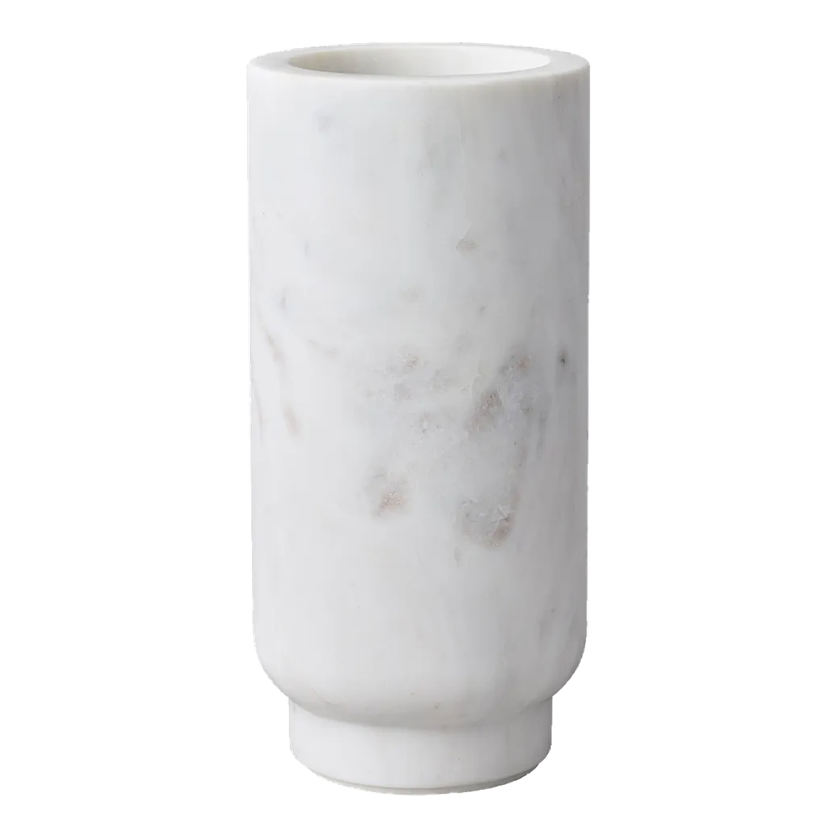 Aries Marble Vase - Large White