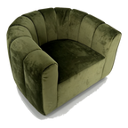 Halston Wide Lounge Armchair - Natural Linen