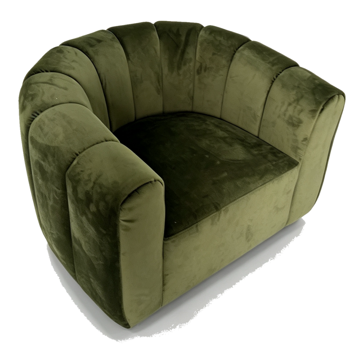 Halston Wide Lounge Armchair - Natural Linen
