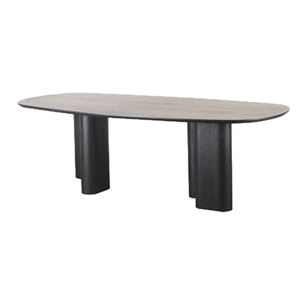 Sara Dining Table Black 2.2m