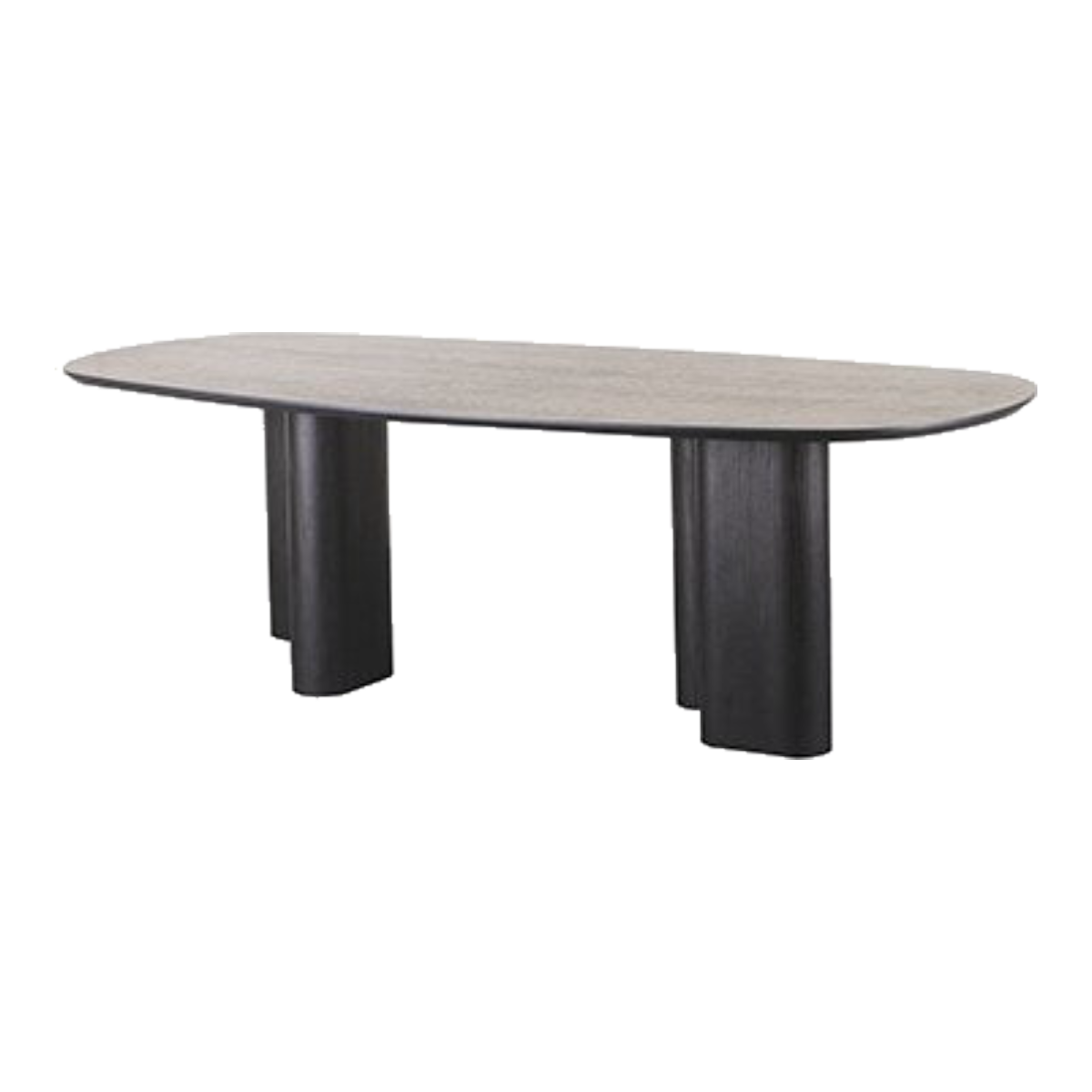 Sara Dining Table Black 2.2m