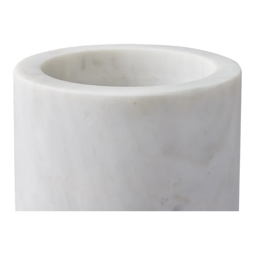 Aries Marble Vase - Large White