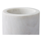 Aries Marble Vase - Large White