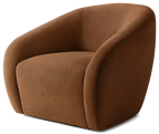 Sofia Swivel Chair - Caramel