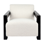 Lennon Arm Chair - Ivory Boucle
