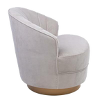 Valdes Fabric Swivel Chair