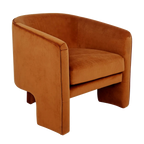 Kylie Arm Chair - Caramel Velvet