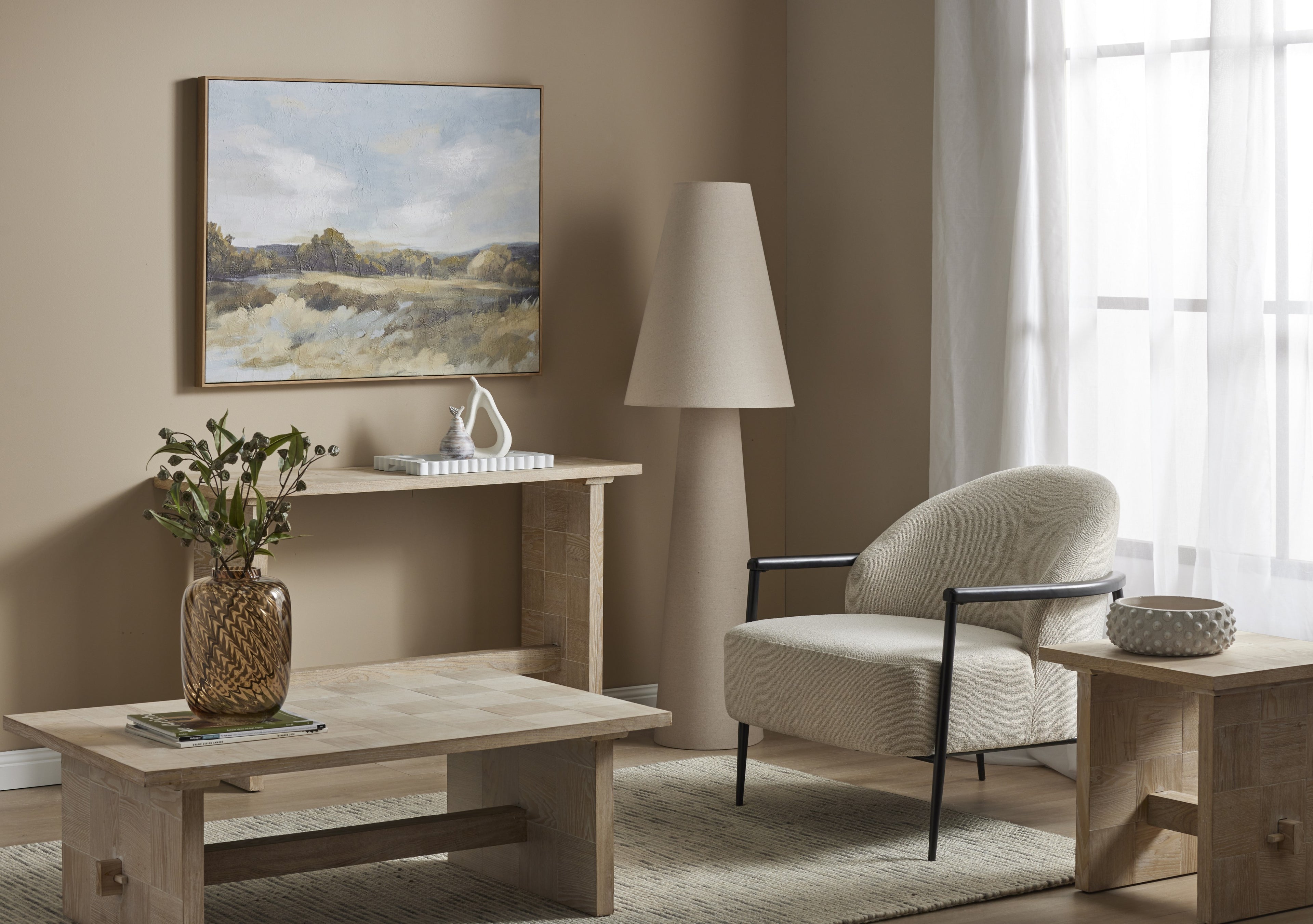 Amalfi Miles Armchair - Cream