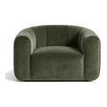 Jade Velvet Swivel Chair