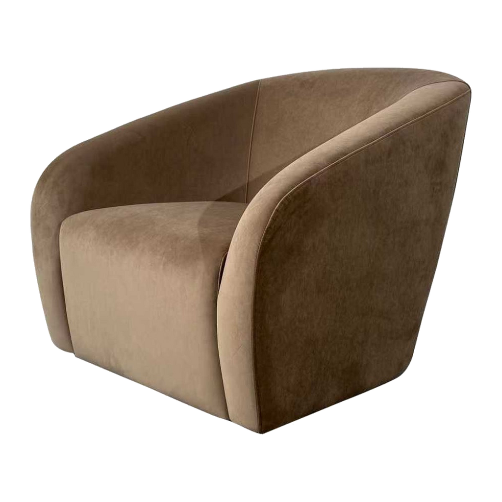 Sofia Swivel Chair - Caramel