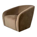 Sofia Swivel Chair - Caramel