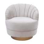 Valdes Fabric Swivel Chair