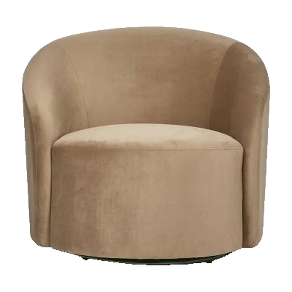 Sierra Swivel Arm Chair - Toffee
