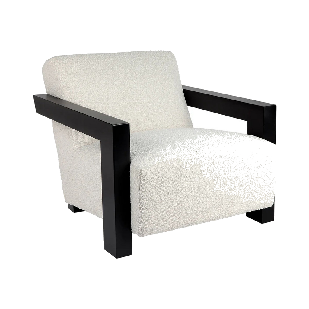 Lennon Arm Chair - Ivory Boucle