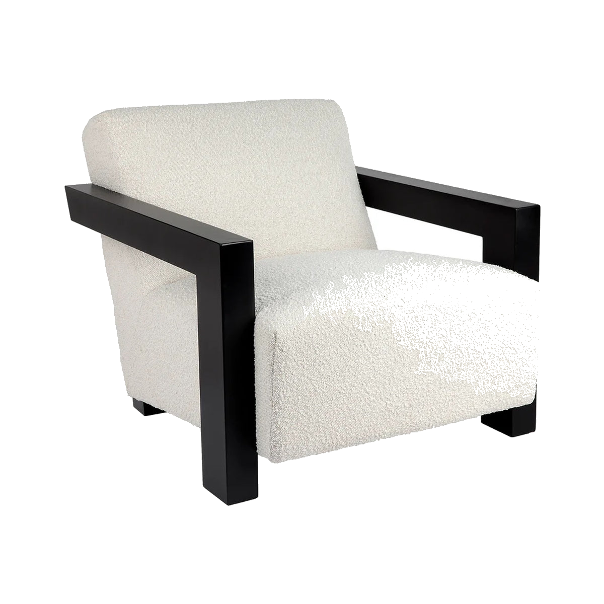 Lennon Arm Chair - Ivory Boucle