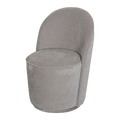 Orion Swivel Dining Chair - Grey Velvet